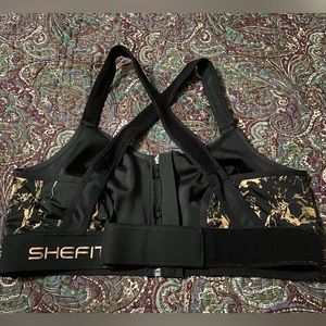SheFit Black Sports Bra in Size 1Luxe